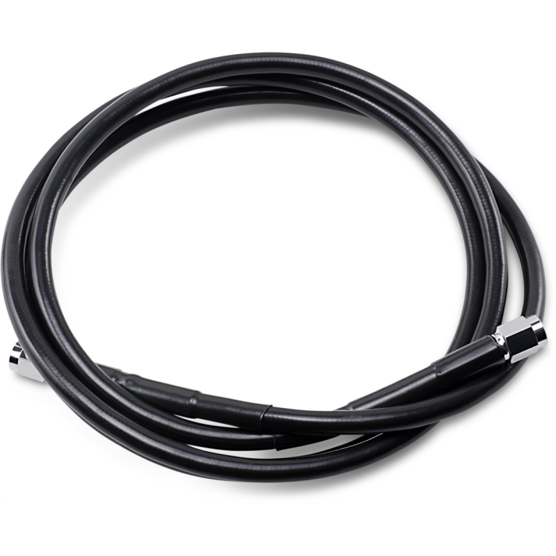 DRAG SPECIALTIES BLACK S/S BRAKE LINE 64" 864-BLK