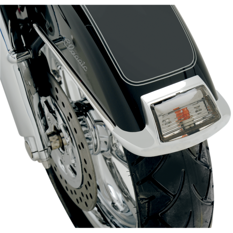 DRAG SPECIALTIES 99-13 FLHT FRT FENDER TIP LIGHT SMOKE 2040-0585