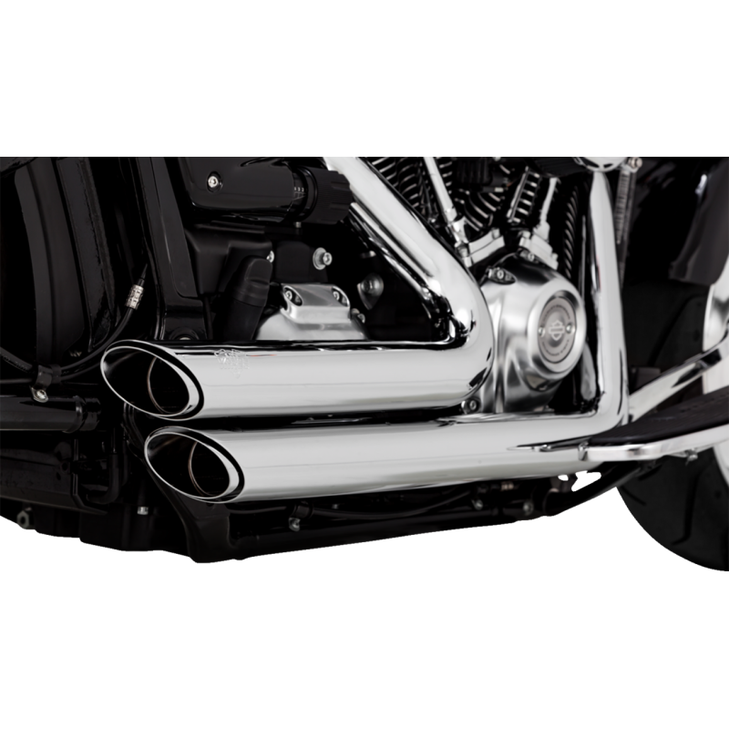 VANCE & HINES 18 - FATBOY EXHAUST CHR SS STAGG 17335