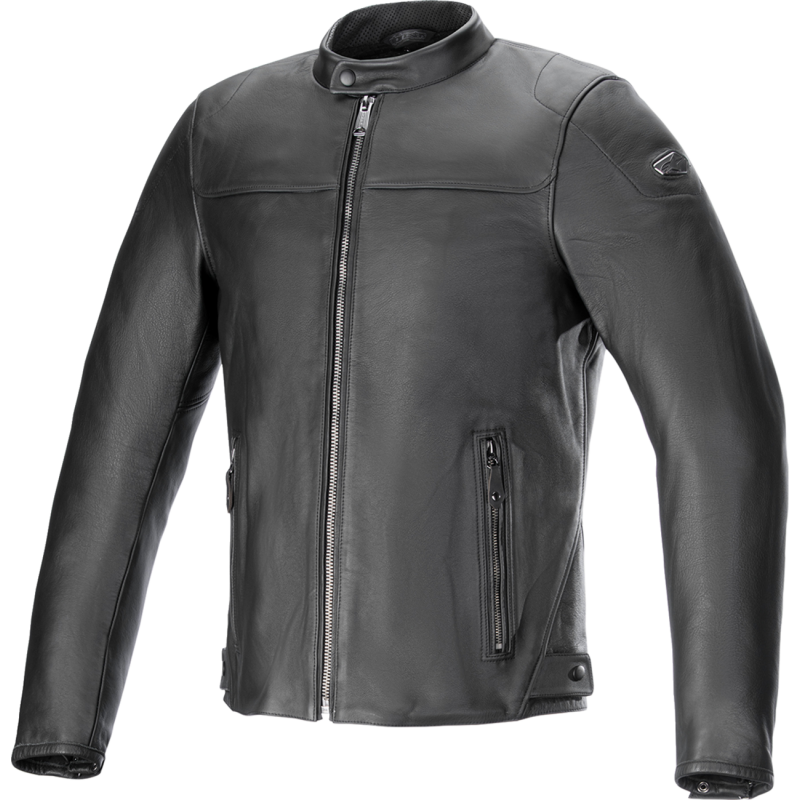 ALPINESTARS (ROAD) BLACKTRACK LTHR JKT BLK XL 3103824-1100-XL