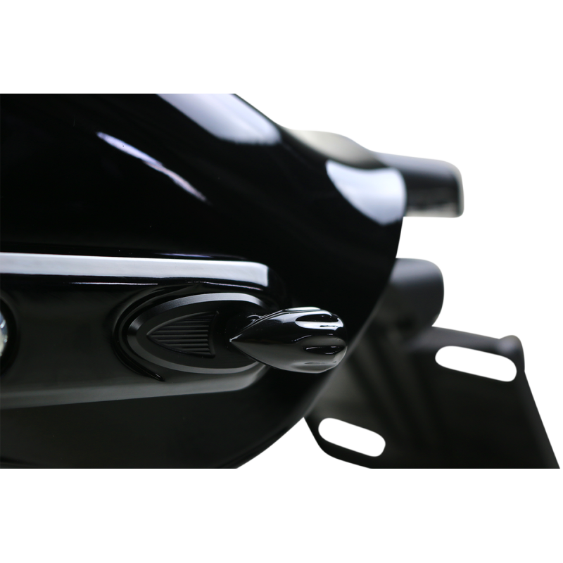 KODLIN FENDER STRUTS REAR INDICATOR ADAPTOR / COVER PLATE BLACK K68483