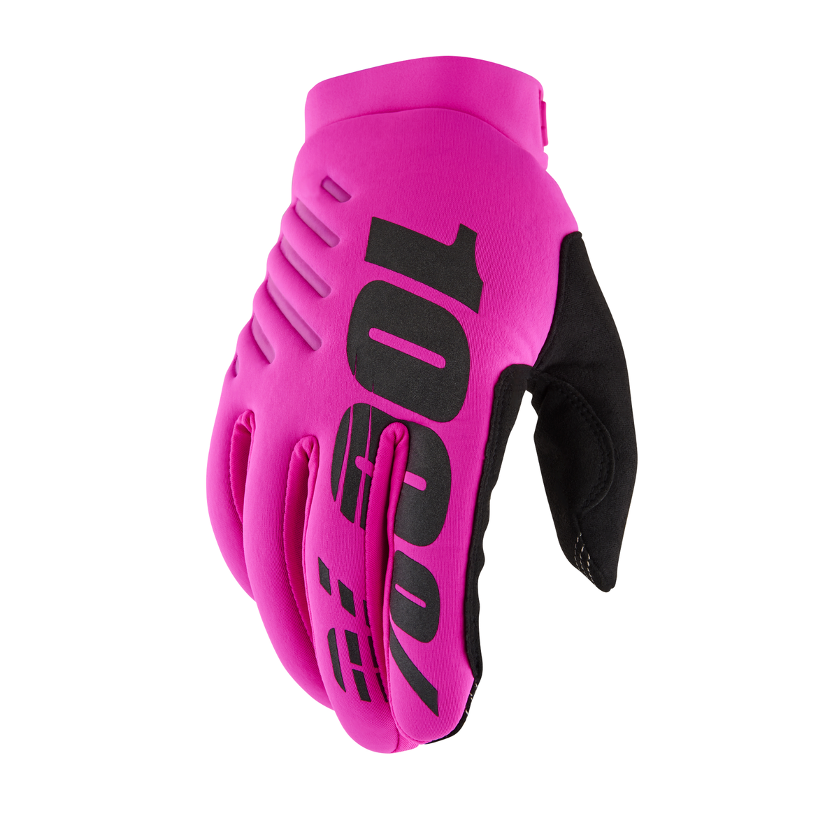 100% BRISKER GLOVES NEON PINK M 10003-00026