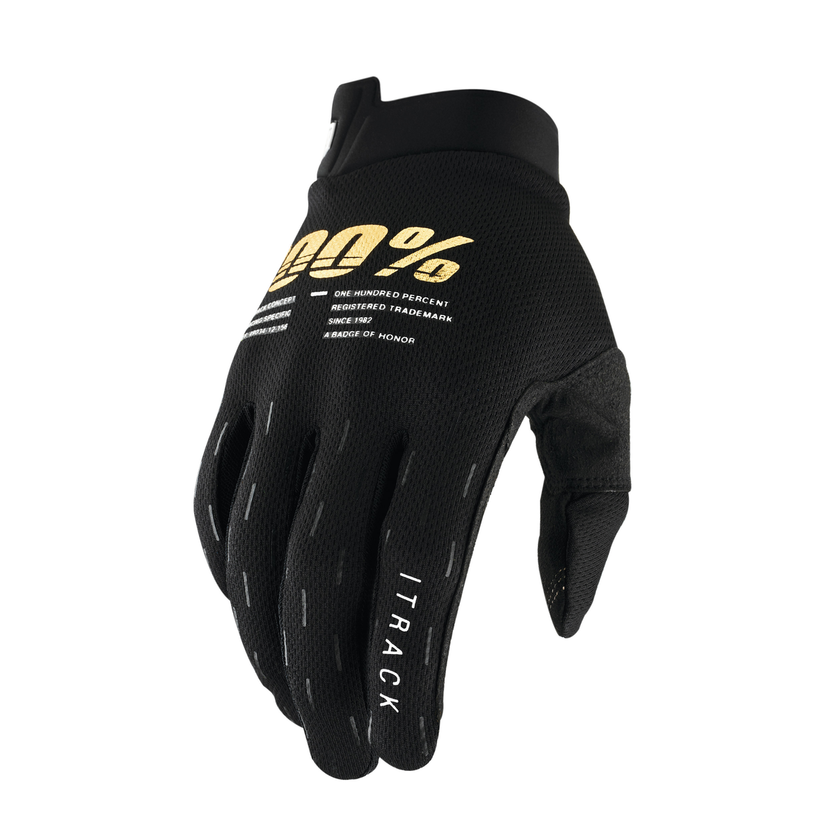 100% ITRACK GLOVES BLACK M 10008-00006