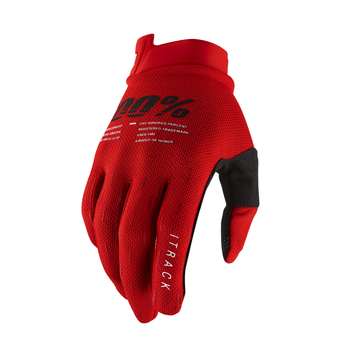 100% ITRACK GLV RED M 10008-00016