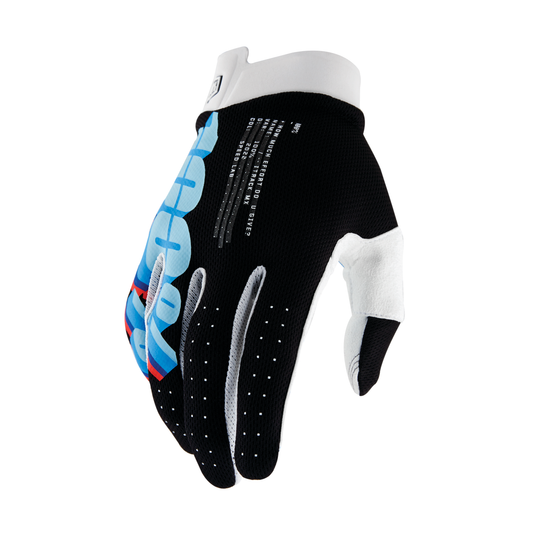 100% ITRACK GLOVES SYSTEM BLACK M 10008-00036
