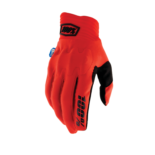 100% COGNITO SMART SHOCK GLV RED S 10014-00045