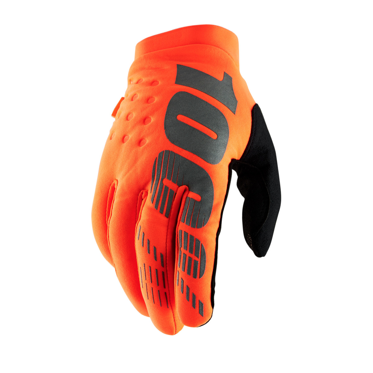 100% BRISKER GLOVES FLUO ORANGE/BLACK S 10016-260-10