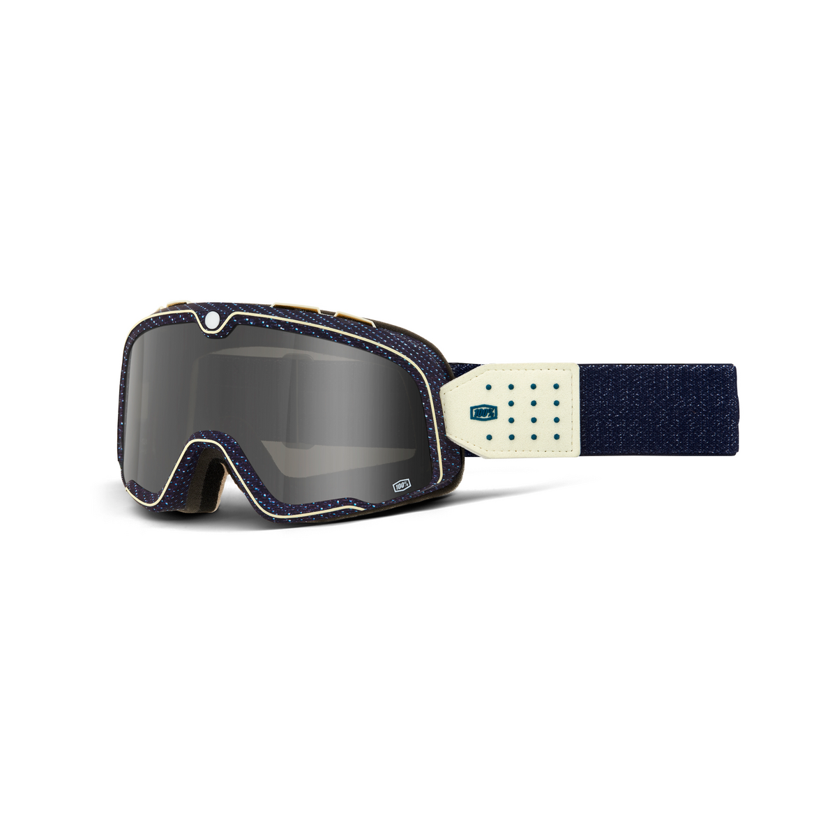 100% BARSTOW GOG DENIM DARK SMOKE LENS 50000-00019