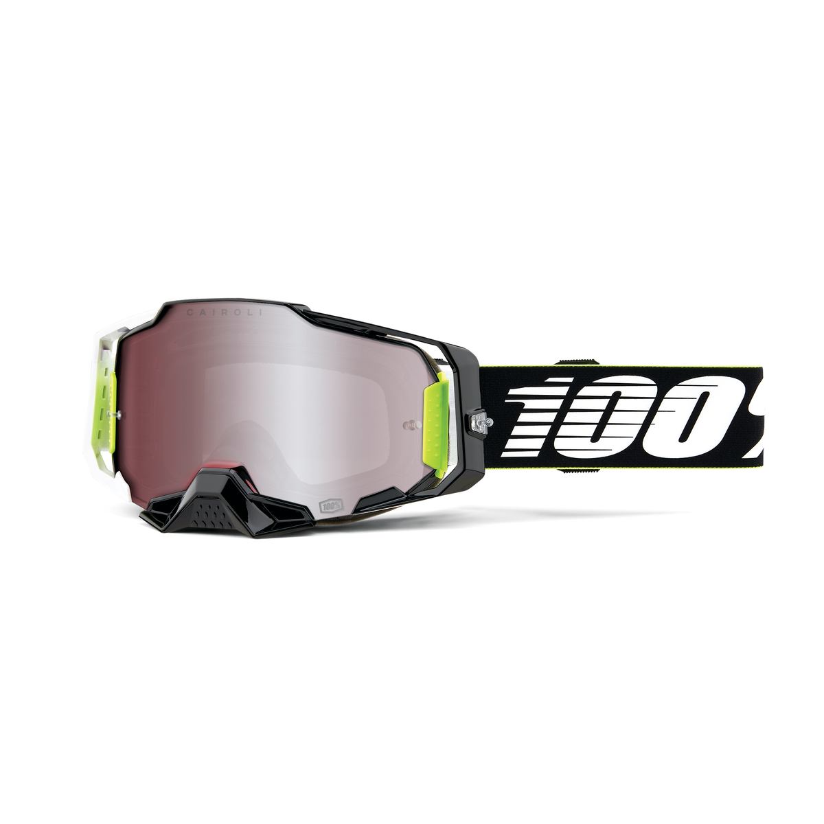 100% ARMEGA HIPER GOG RACR MIRROR SILVER 50003-00007