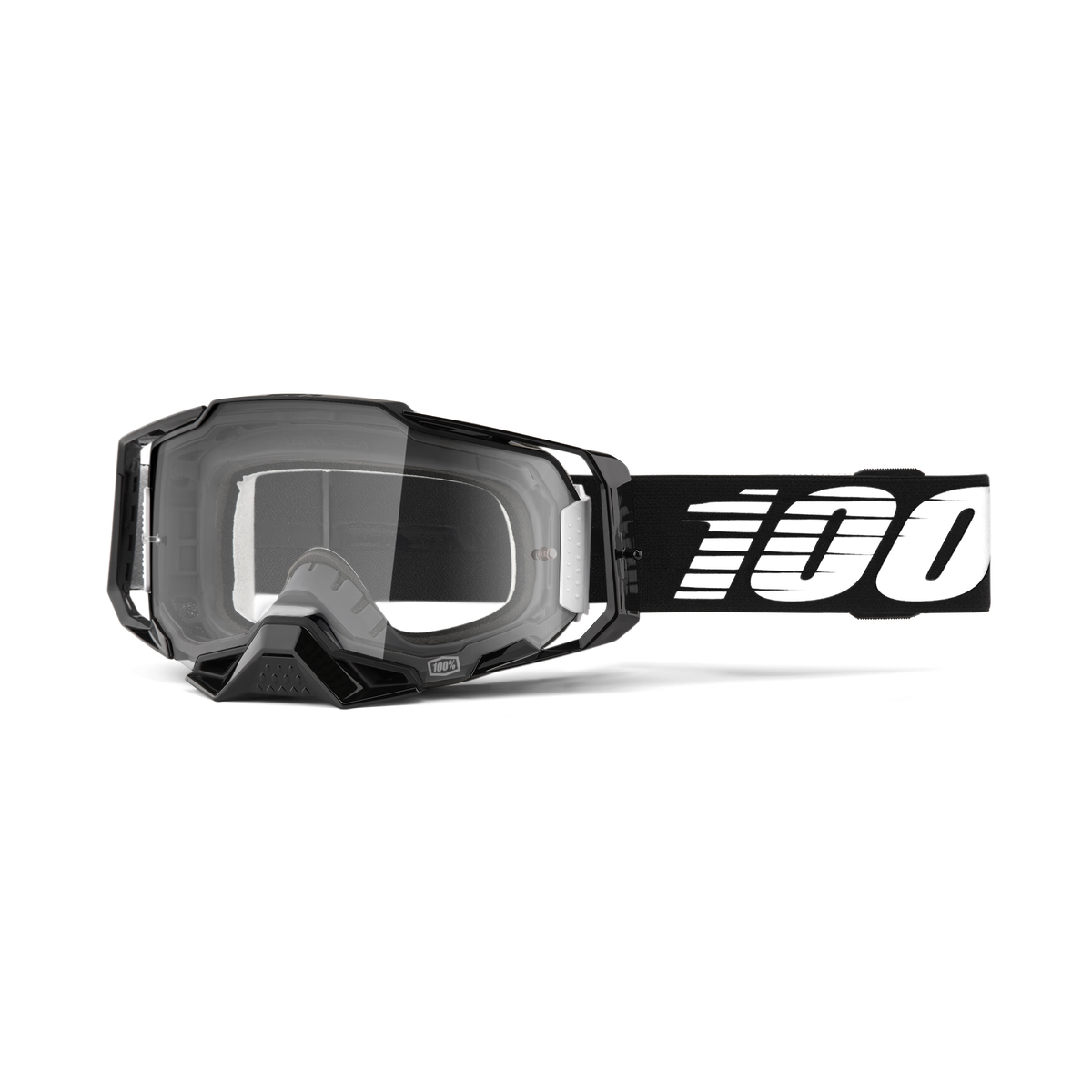 100% ARMEGA GOG BLACK CLEAR LENS 50004-00001