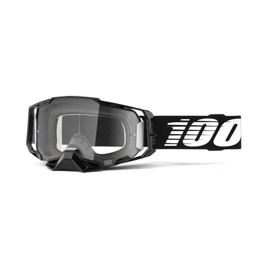 100% ARMEGA GOG BLACK CLEAR LENS 50004-00001