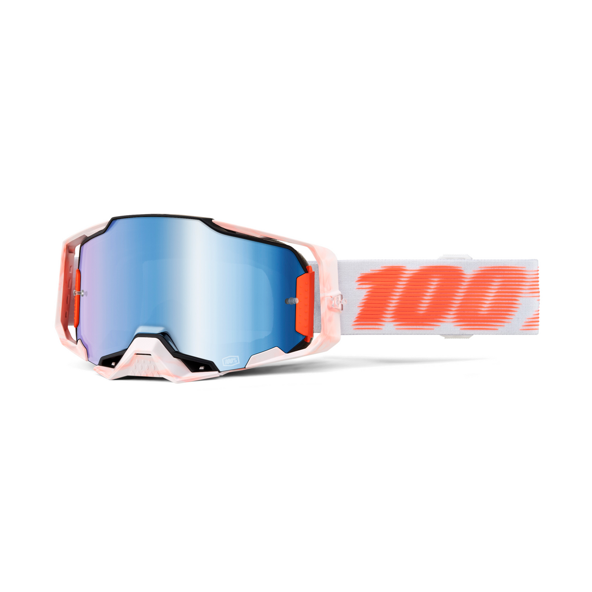 100% ARMEGA GOG TUBULAR MIRROR BLUE LENS 50005-00037