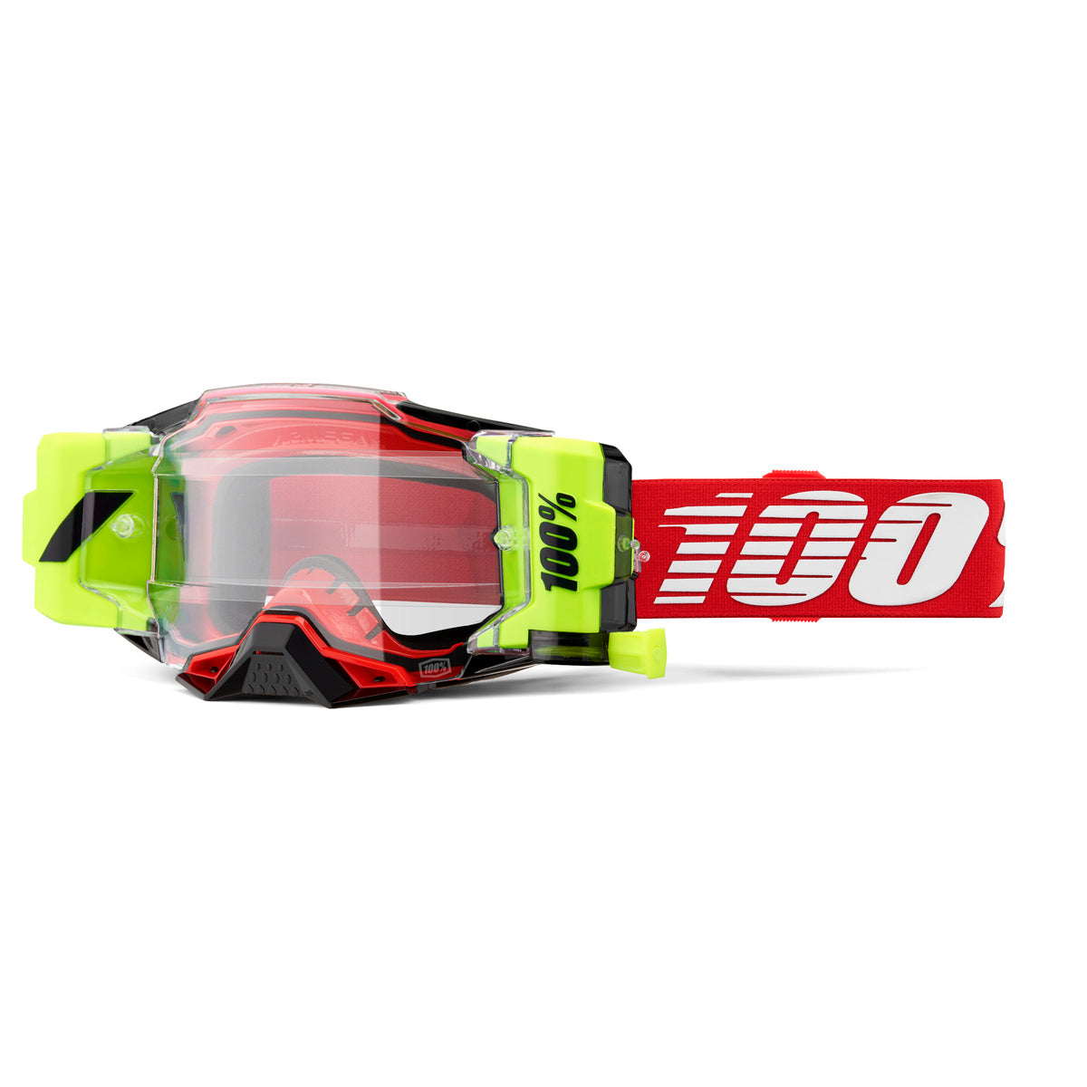 100% ARMEGA FORECAST GOG RED CLR LENS 50006-00008