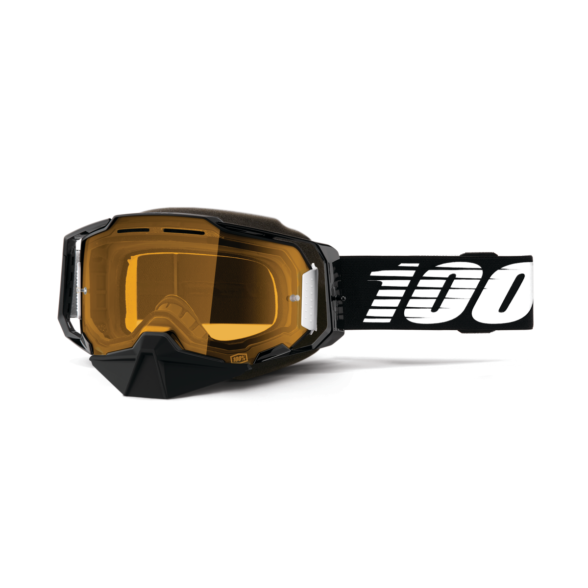 100% ARMEGA SNO GOG BLACK YELLOW LENS 50007-00001