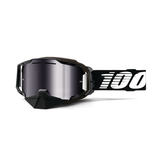 100% ARMEGA SNO GOG BLACK MIRROR SILVER FLASH 50008-00001