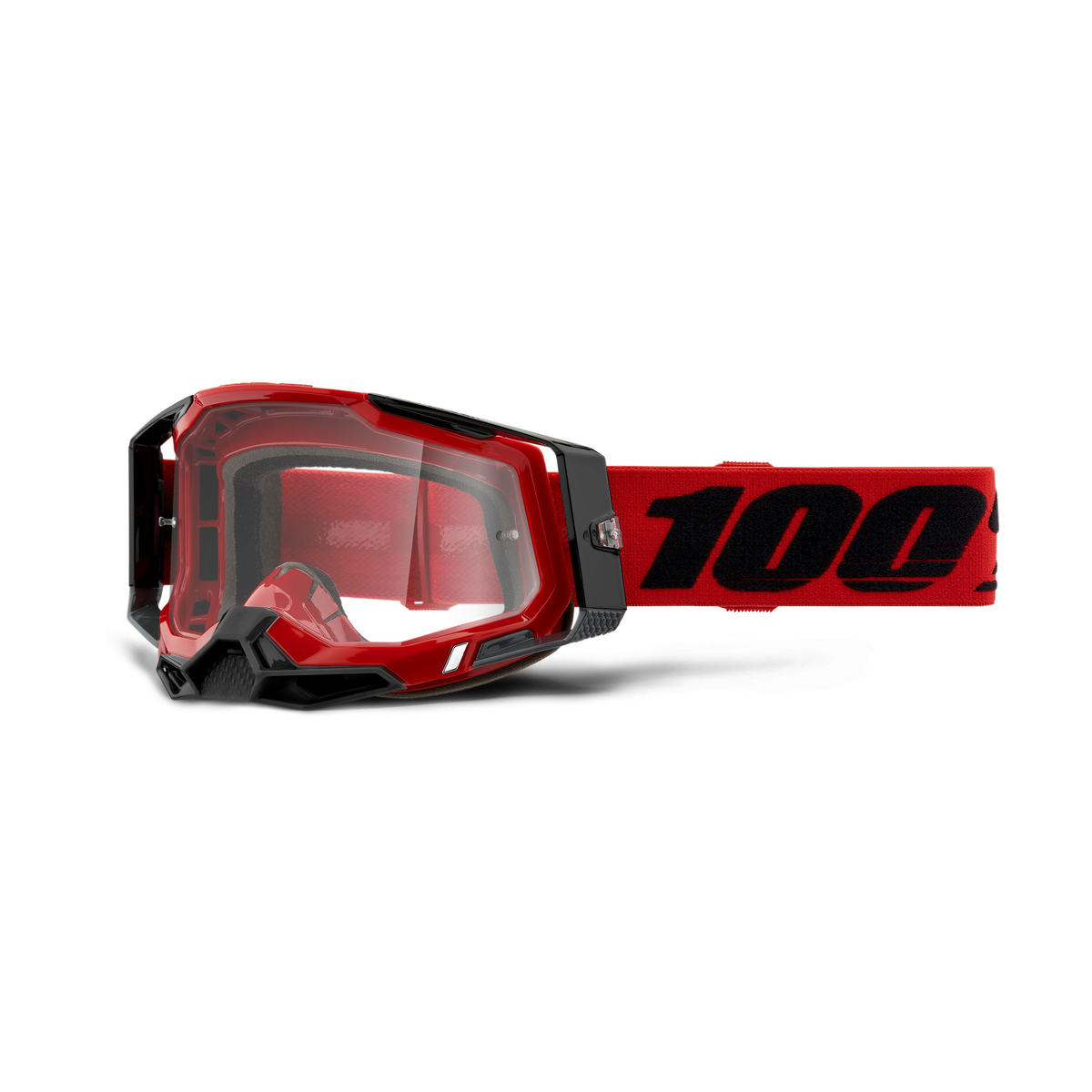 100% RACECRAFT 2 GOG RED CLEAR LENS 50009-00003