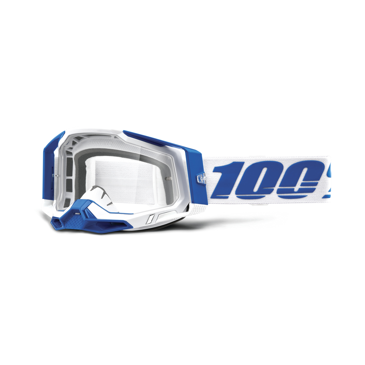 100% RACECRAFT 2 GOG ISOLA CLEAR LENS 50009-00005