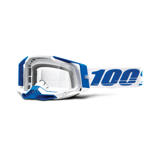 100% RACECRAFT 2 GOG ISOLA CLEAR LENS 50009-00005