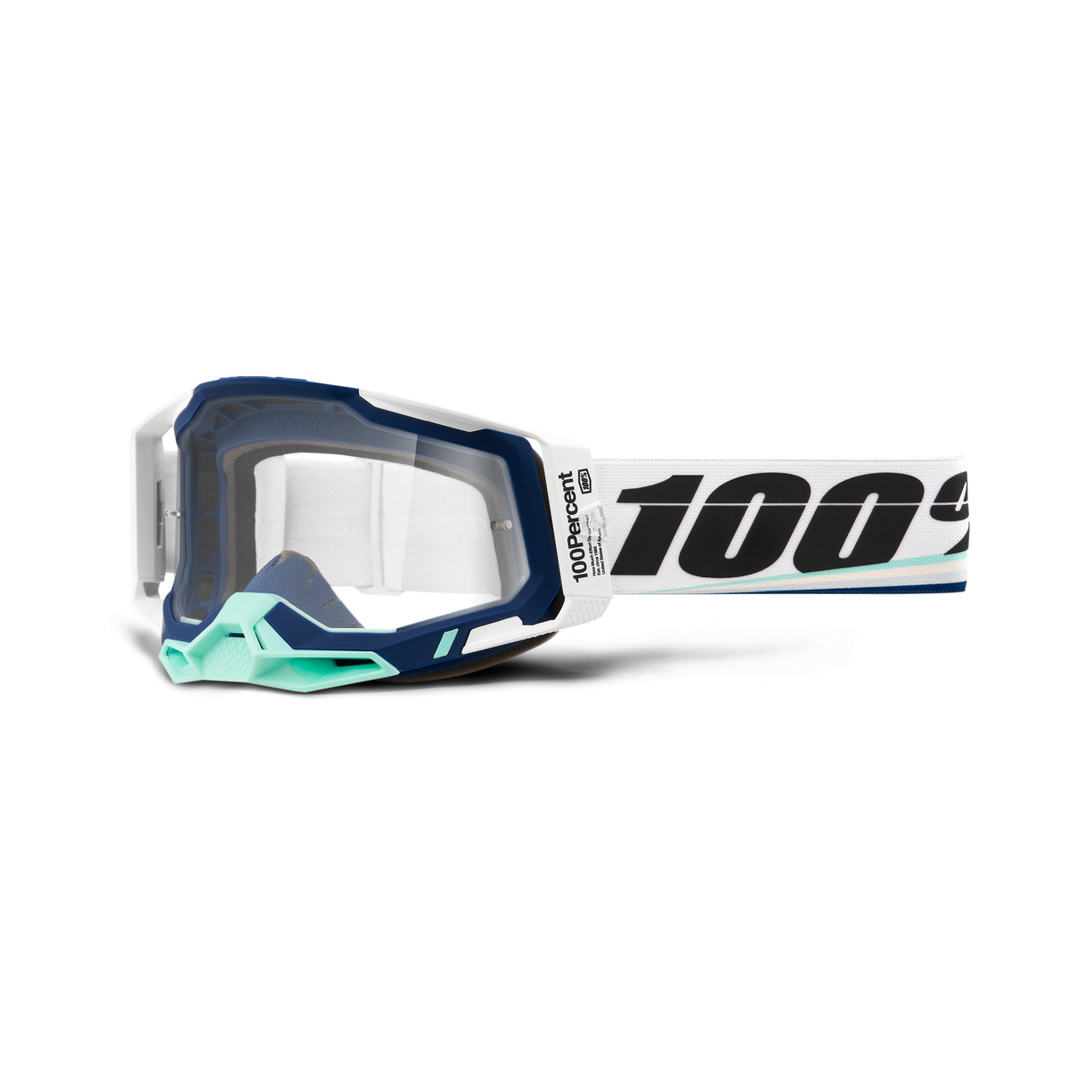 100% RACECRAFT 2 GOG ARSHAM CLEAR LENS 50009-00011