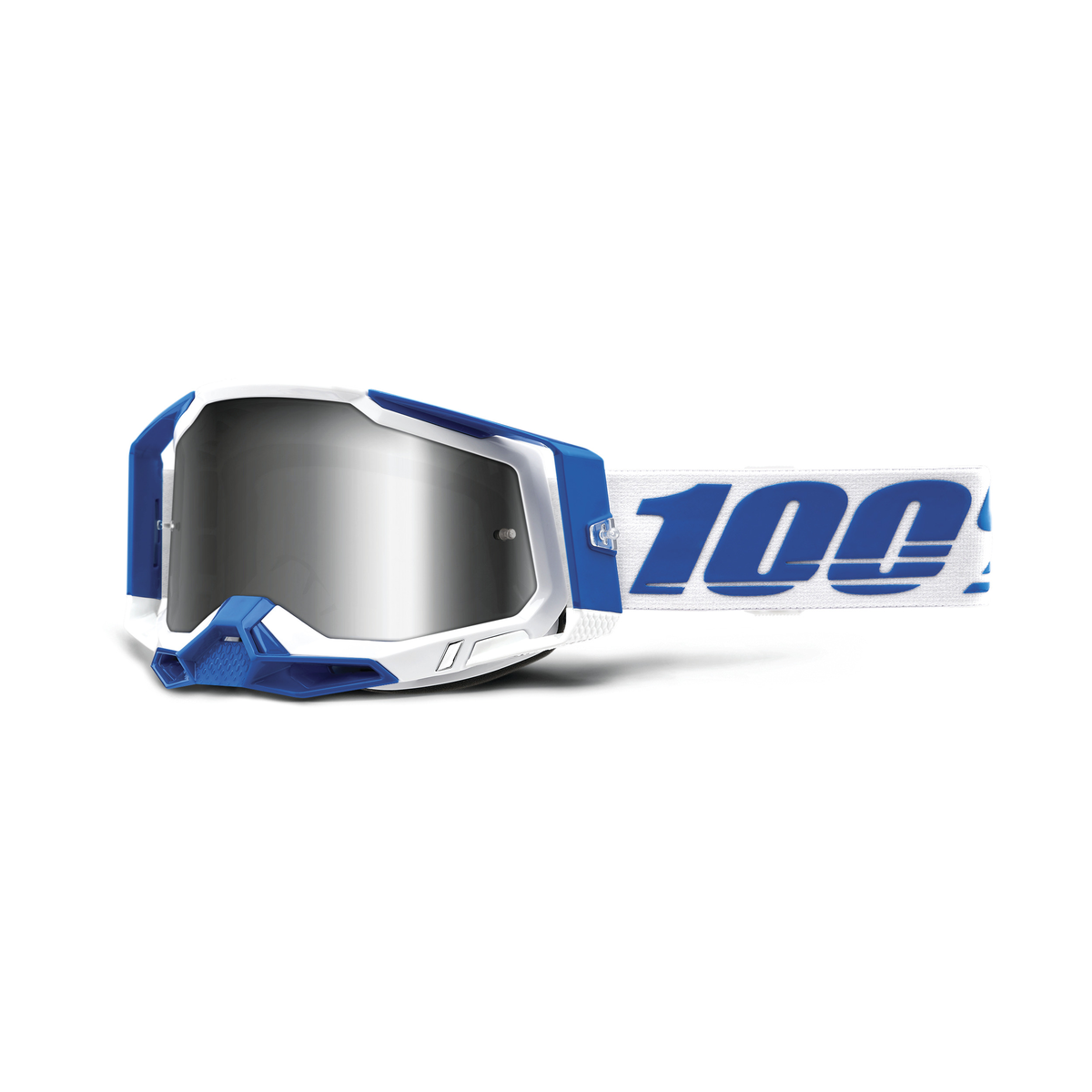 100% RACECRAFT 2 GOG ISOLA MIRROR SILVER FLAS 50010-00005