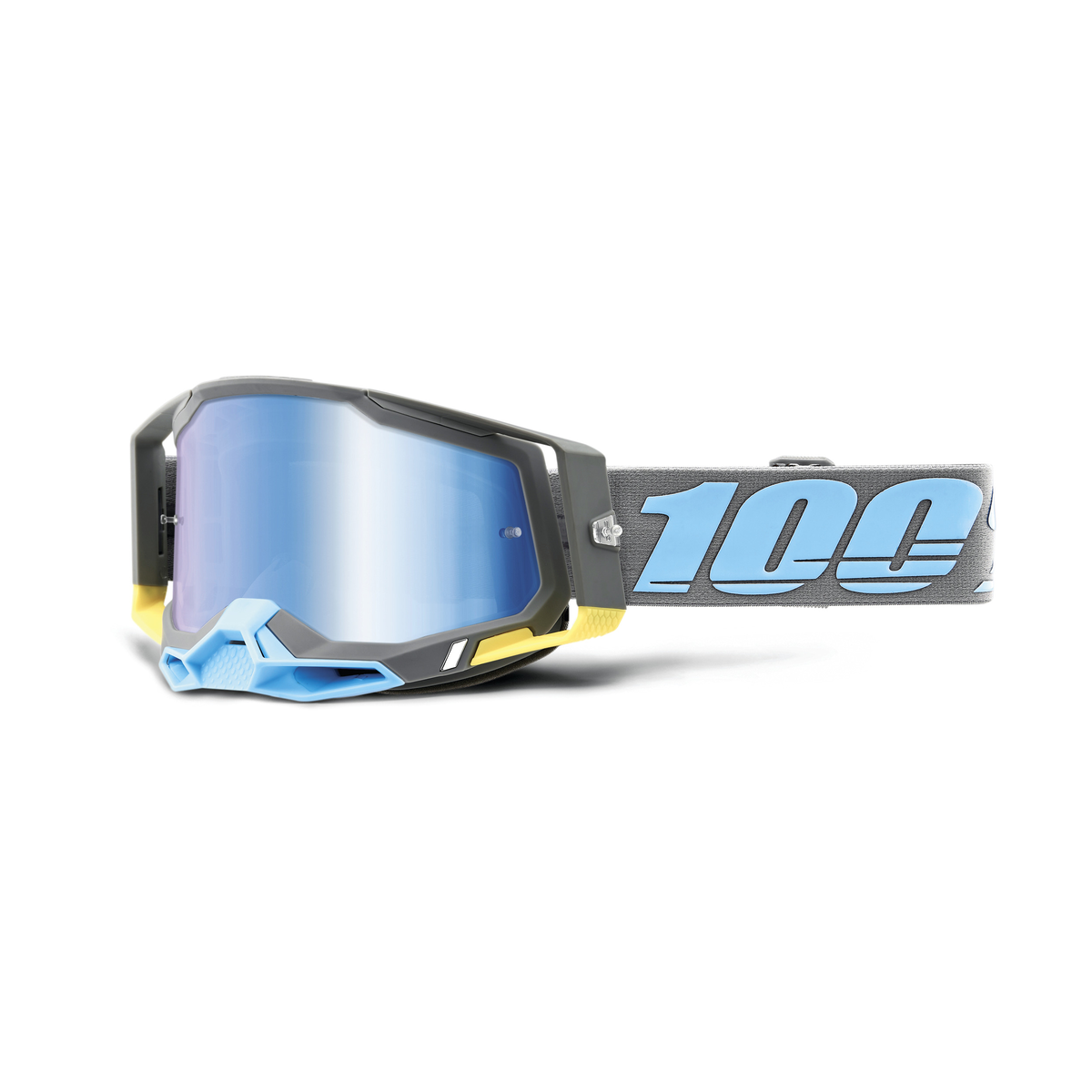 100% RACECRAFT 2 GOG TRINIDAD MIRROR BLUE LEN 50010-00008