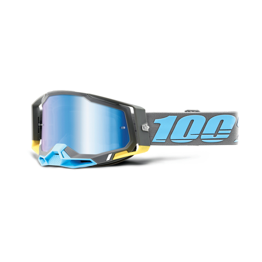 100% RACECRAFT 2 GOG TRINIDAD MIRROR BLUE LEN 50010-00008