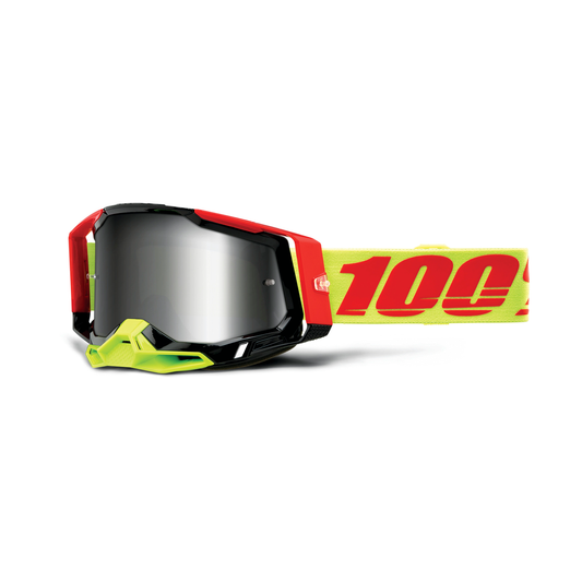 100% RACECRAFT 2 GOG WIZ MIRROR SILVER FLASH 50010-00010