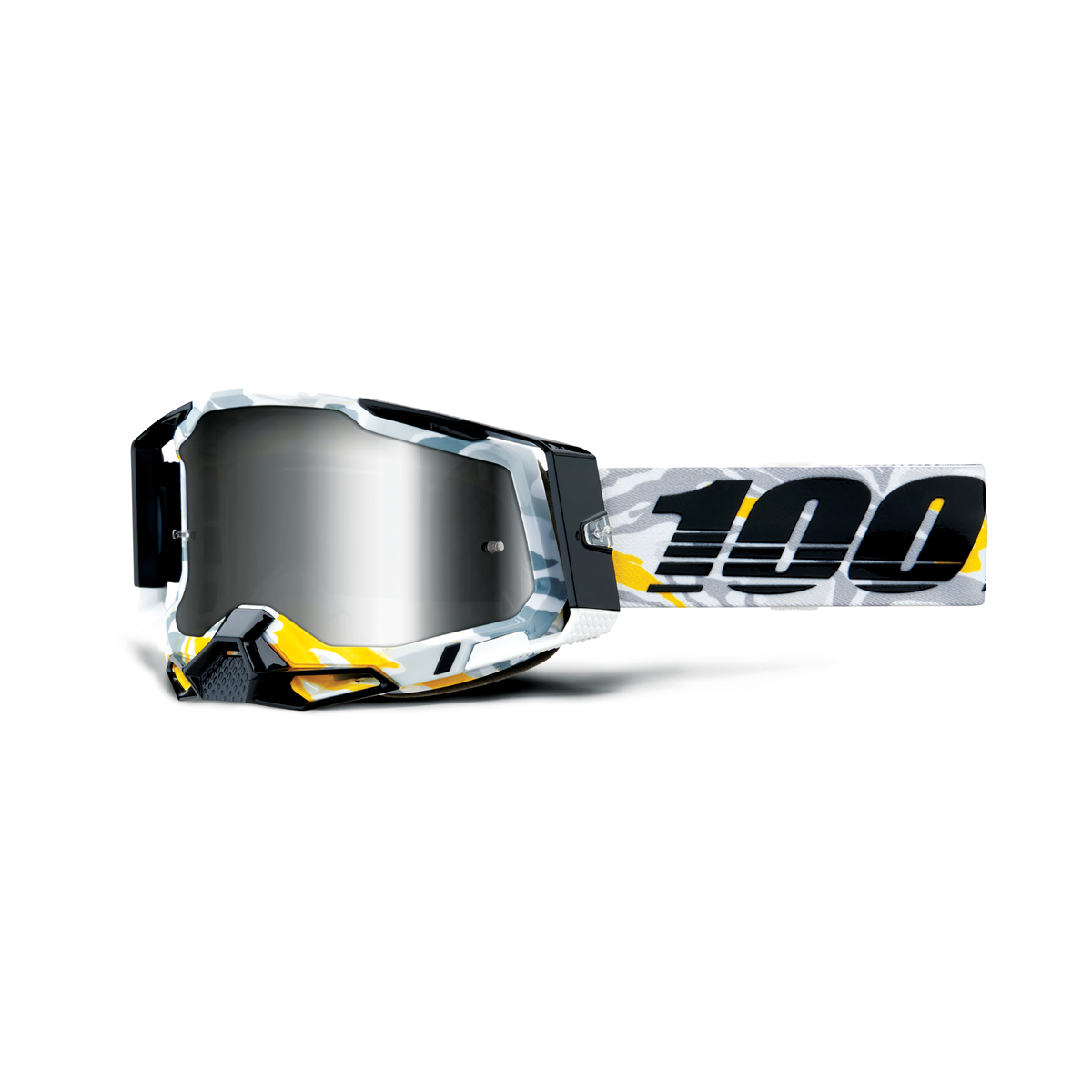 100% RACECRAFT 2 GOG KORB MIRROR SILVER LENS 50010-00019