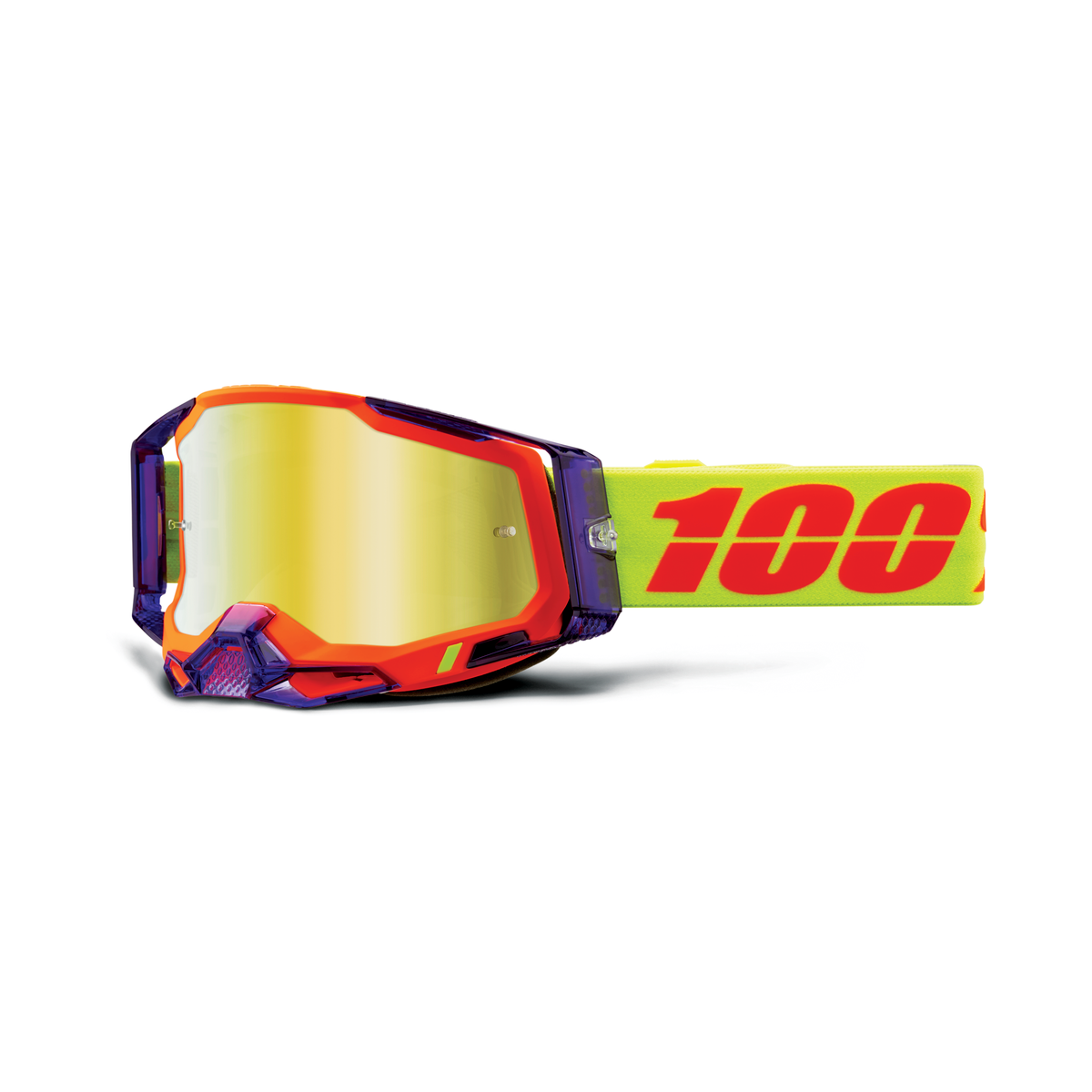 100% RACECRAFT 2 GOG PANAM MIRROR GOLD LENS 50010-00021