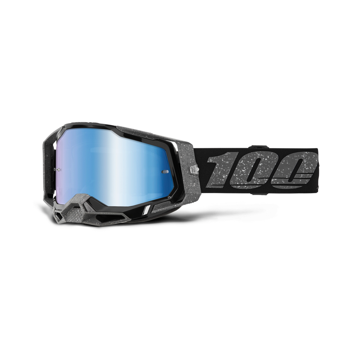 100% RACECRAFT 2 KOS MIRROR BLUE LENS 50010-00039