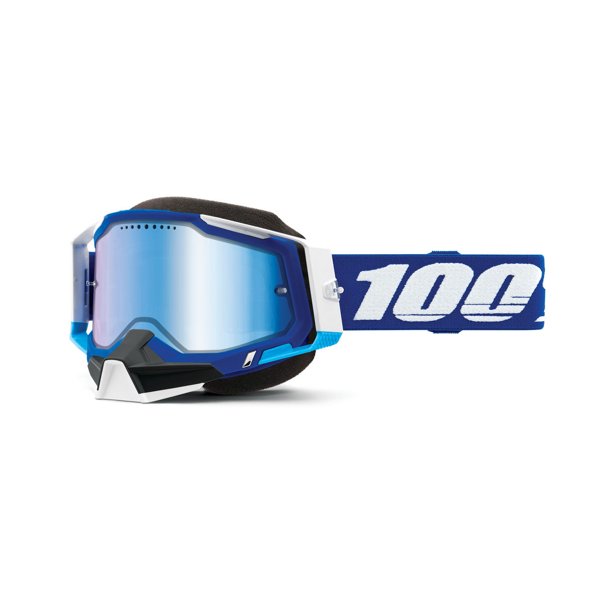 100% RACECRAFT 2 SNO GOG BLUE MIRROR BLUE 50012-00002