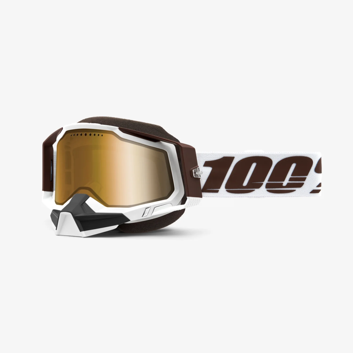 100% RACECRAFT 2 SNO GOG SNOBIRD MIR GOLD 50012-00005