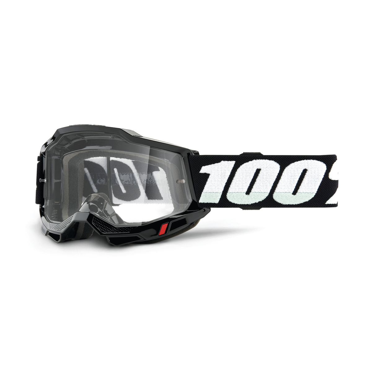 100% ACCURI 2 GOG BLACK CLEAR LENS 50013-00001