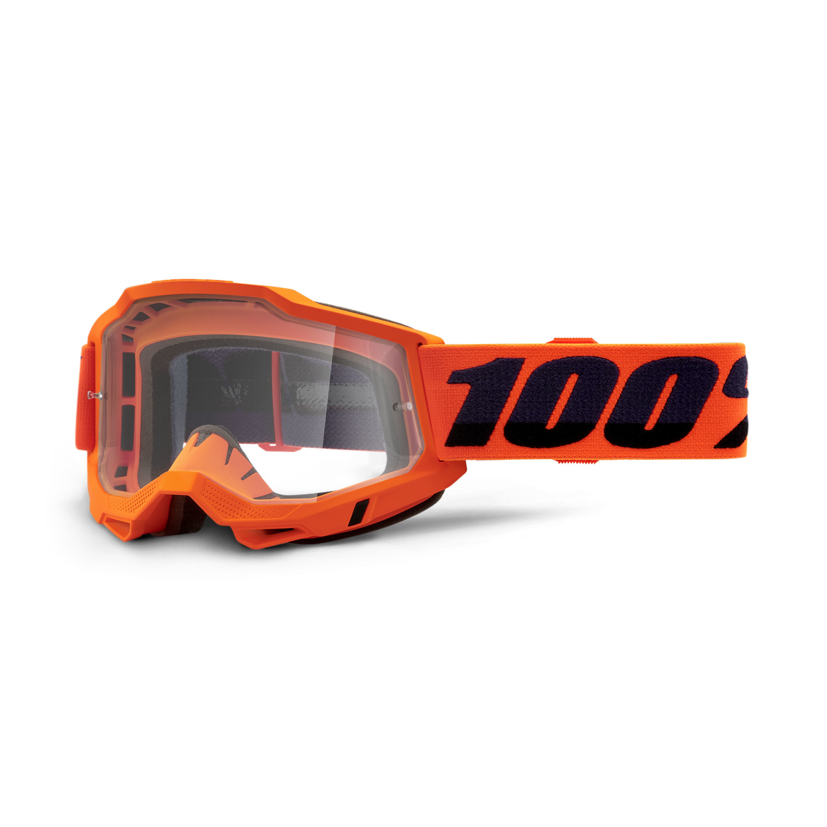 100% ACCURI 2 GOG NEON ORANGE CLEAR LENS 50013-00004