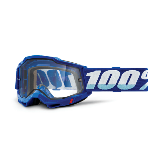 100% ACCURI 2 ENDURO MOTO GOG BLUE CLEAR LENS 50015-00002