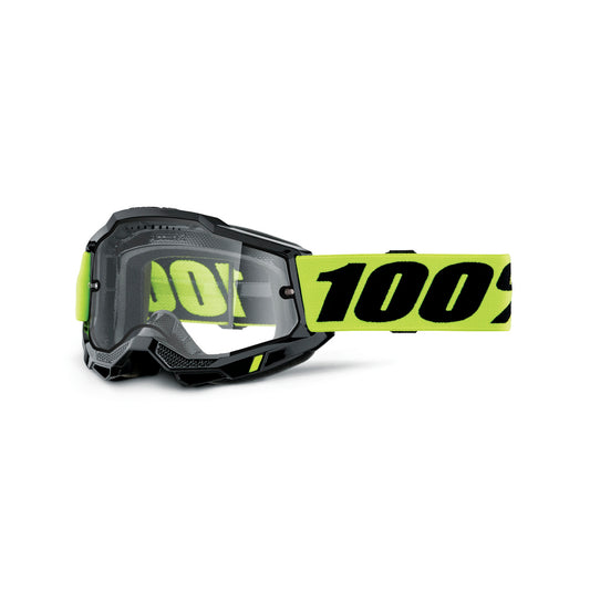 100% ACCURI 2 ENDURO MTB GOG NEON YEL CLR LEN 50016-00008
