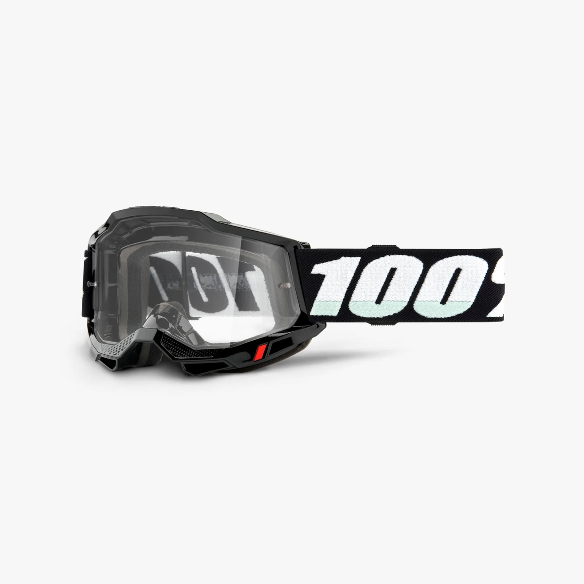 100% ACCURI 2 OTG GOG BLACK CLEAR LENS 50018-00001