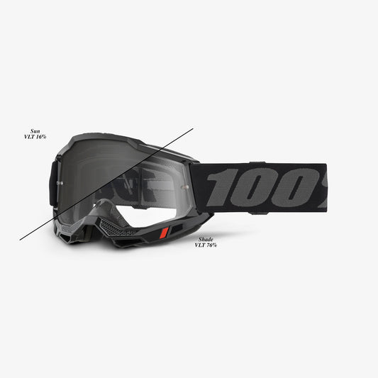 100% ACCURI 2 OTG/UTV/ATV DESERT GOG BLK PHOT 50019-00002