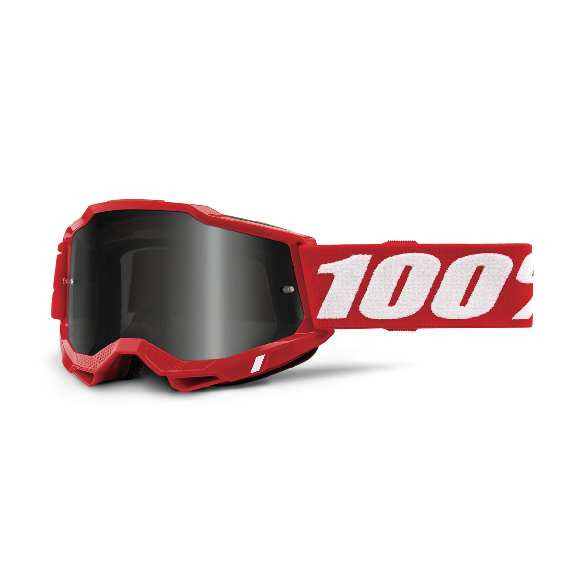 100% ACCURI 2 SAND GOG NEON RED SMOKE LENS 50020-00005