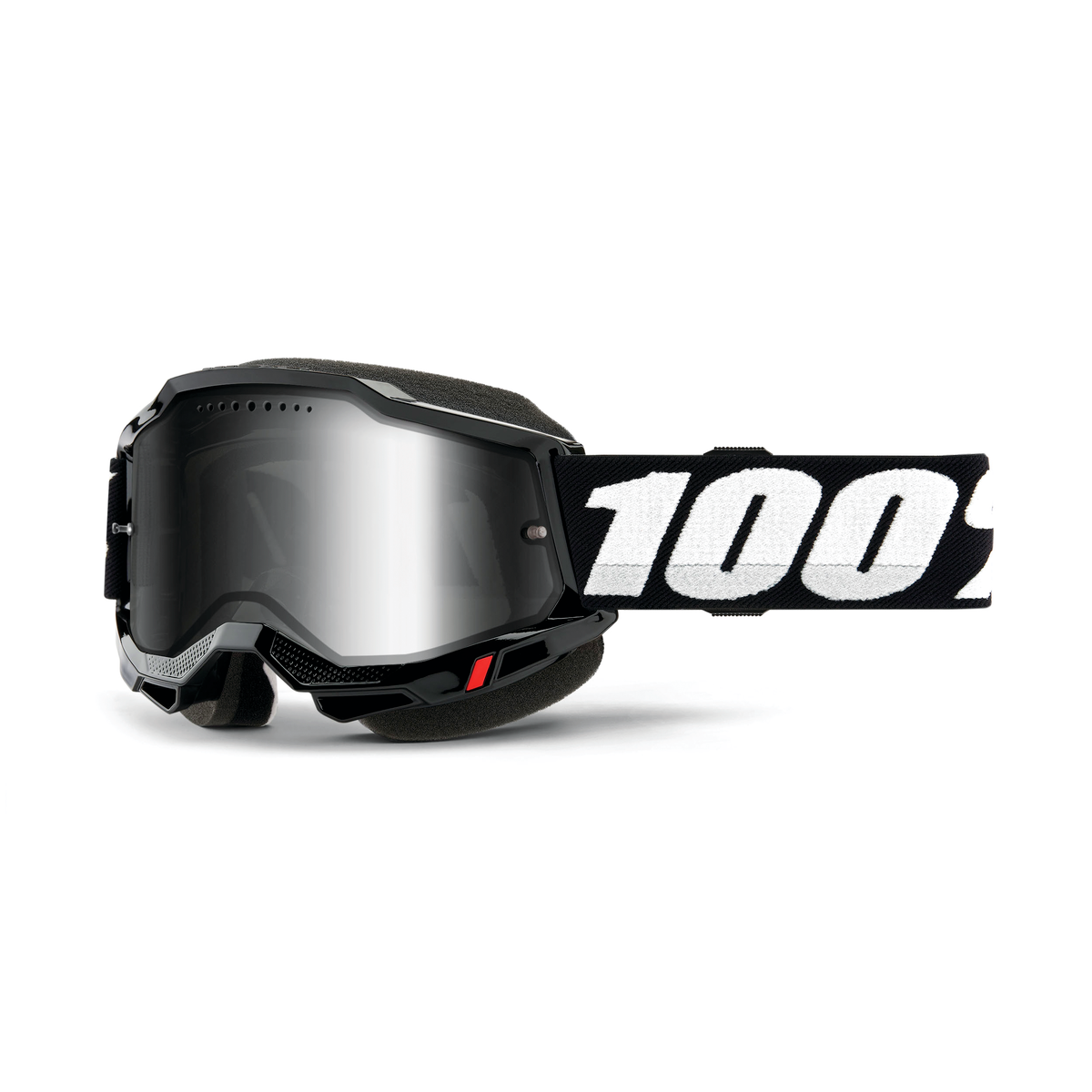100% ACCURI 2 SNO GOG BLACK MIRROR SILVER 50022-00001