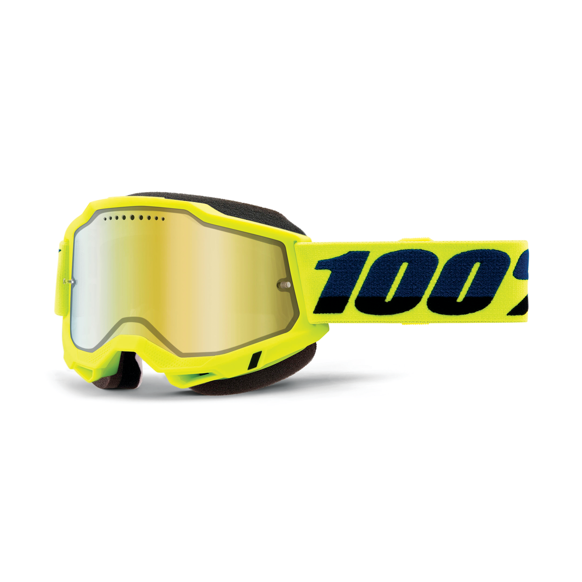 100% ACCURI 2 SNO GOG FLUO YELLOW MIRROR GOLD 50022-00003