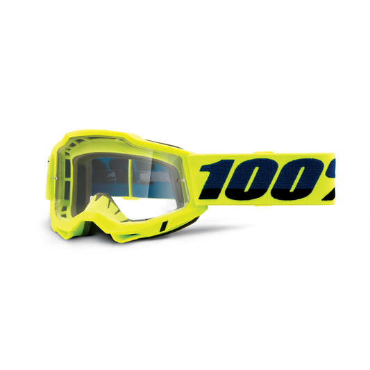 100% ACCURI 2 JUNIOR GOG FLUO YELLOW CLEAR 50024-00001