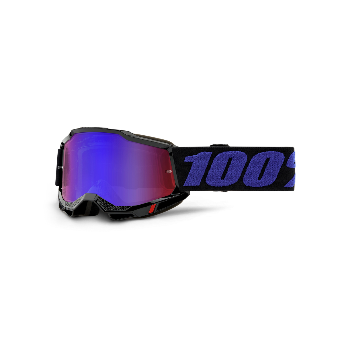 100% ACCURI 2 JUNIOR GOG MOORE MIRROR RED/BLU 50025-00005