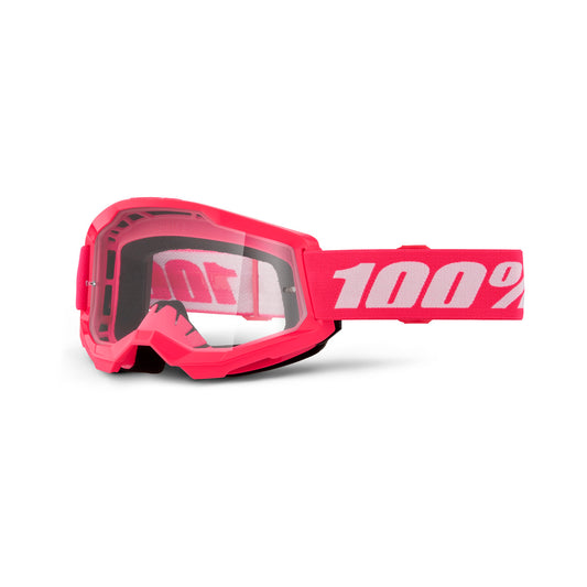 100% STRATA 2 GOG PINK CLR LENS 50027-00017