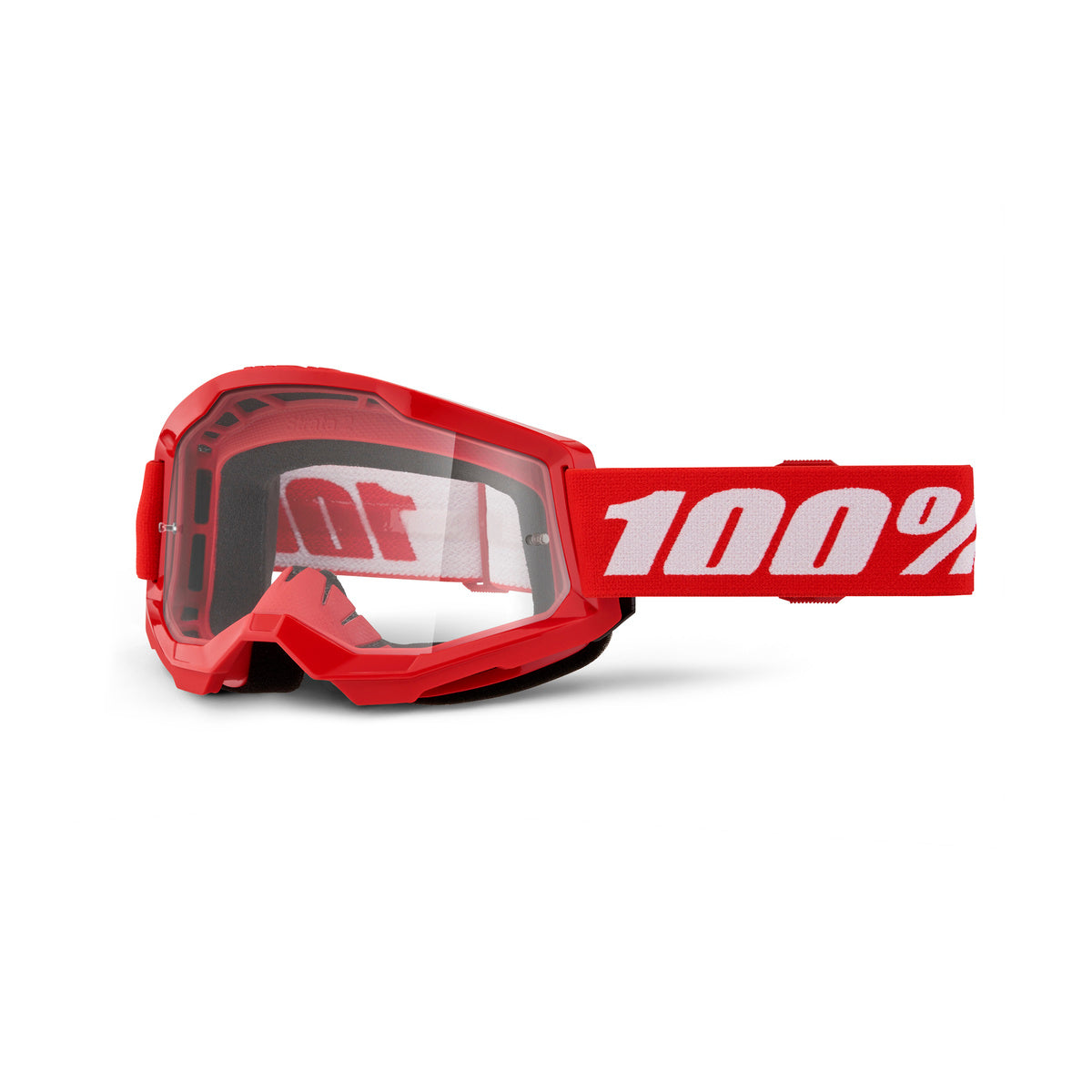 100% STRATA 2 GOG RED CLR LENS 50027-00018