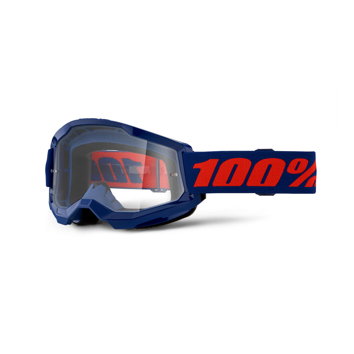 100% STRATA 2 GOG NAVY CLR LENS 50027-00021
