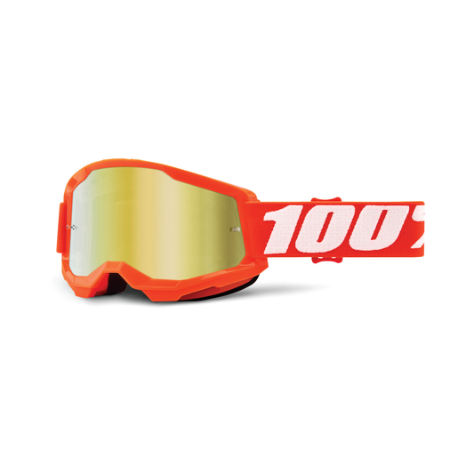 100% STRATA 2 GOG ORANGE MIRROR GOLD LENS 50028-00005