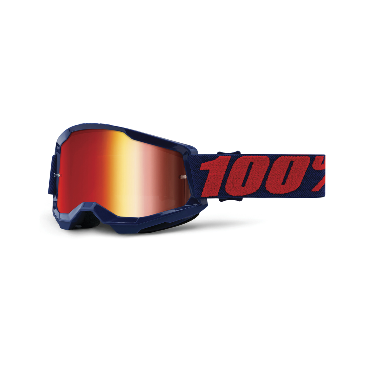 100% STRATA 2 GOG MASEGO MIRROR RED LENS 50028-00008