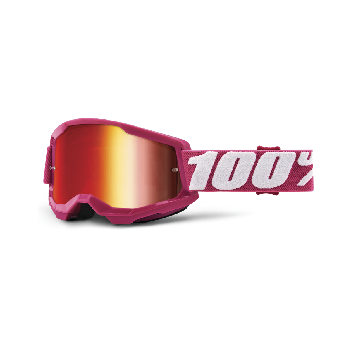 100% STRATA 2 GOG FLETCHER MIRROR RED LENS 50028-00010
