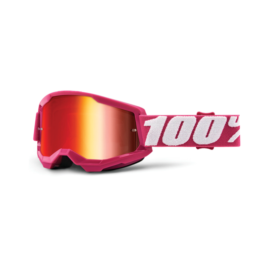 100% STRATA 2 GOG FLETCHER MIRROR RED LENS 50028-00010